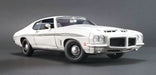  Pontiac LeMans GTO 1972  Cameo White 1:18  ACME A1801211 Passion Diecast 