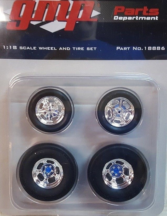 Gasser Wheels and Tire Set  1-18 GMP - G 18886  Passion Diecast 