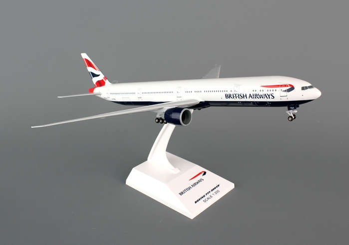 BRITISH AIRWAYS Boeing  777-300  REG G-STBC  SKYMARKS 1/200 SKR661   Passion Diecast 