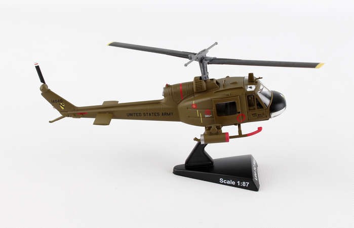  UH-1 HUEY GUNSHIP  US ARMY  1ST CAVALRY DIVISION  POSTAGE STAMP  1/87  PS5601  Passion Diecast 