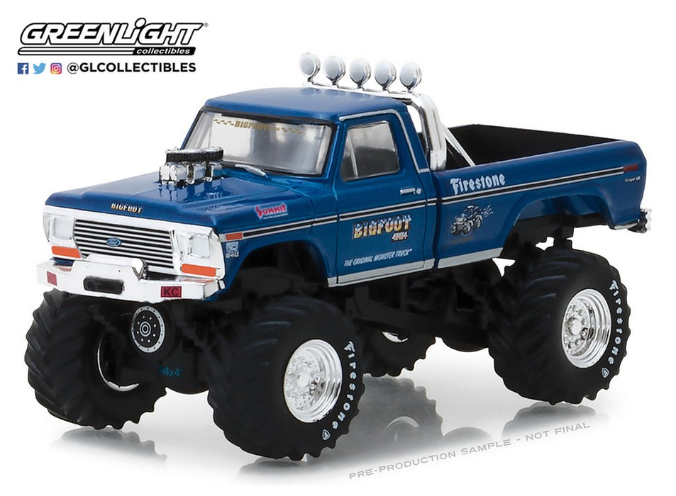 1/64 Bigfoot NO1 The Original Monster Truck 1974 Ford F-250(Hobby Exclusive) GL-29934 GREENLIGHT PASSION DIECAST