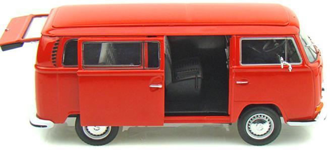 1972 Volkswagen Bus T2 - welly 1/24 - 22472 - Passion Diecast 