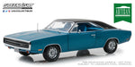 1/18 1970 Dodge Charger RT SE - Blue   Greenlight Artisan 13530 Passion Diecast