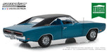 1/18 1970 Dodge Charger RT SE - Blue   Greenlight Artisan 13530 Passion Diecast