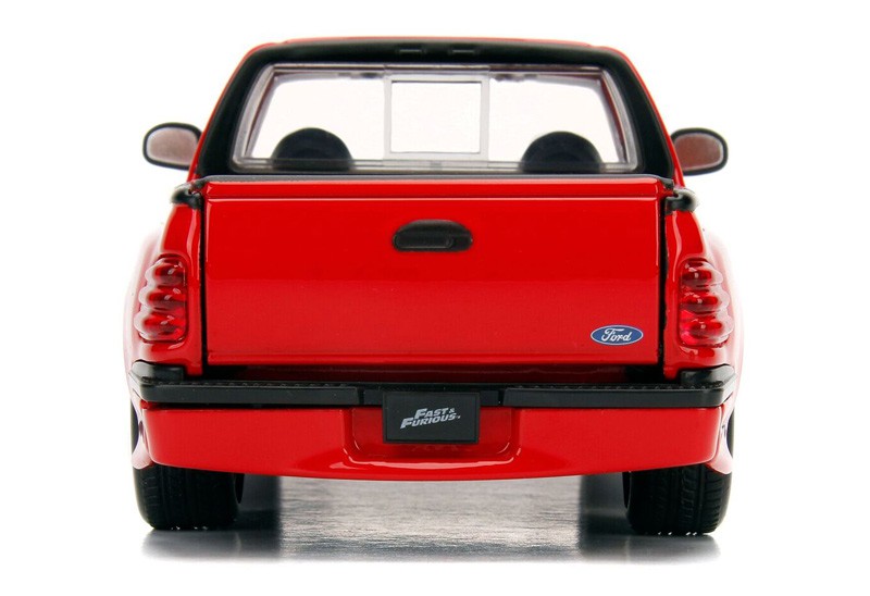 1/24 Brian's Ford F-150 SVT Lightning Pickup Truck Red Fast & Furious  Jada 99574 Passion Diecast
