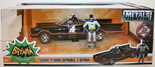 1966  Batmobile Batman Classic TV Series  Batman and Robin in car 1/24 Jada 98259 Passion Diecast