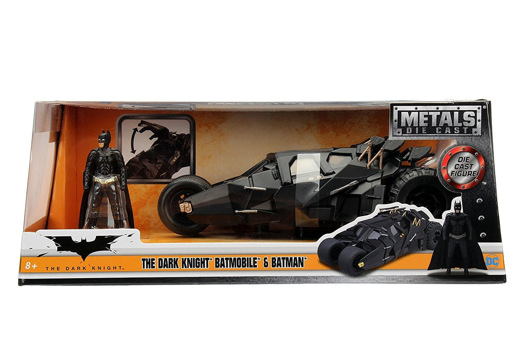  BATMOBILE TUMBLER  with BATMAN FIGURE 1/24 Jada 98261 Passion Diecast