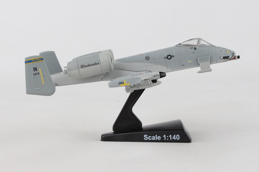 Fairchild A-10 WARTHOG Blacksnakes 163 FS INDIANA ANG POSTAGE STAMP 1/140  PS5375-3 Passion Diecast 