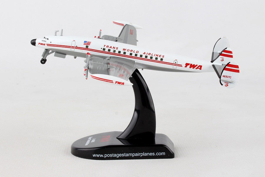 TWA   Lockheed  L1049 constellation Postage Stamp 1/300 PS5806-1 Passion Diecast 