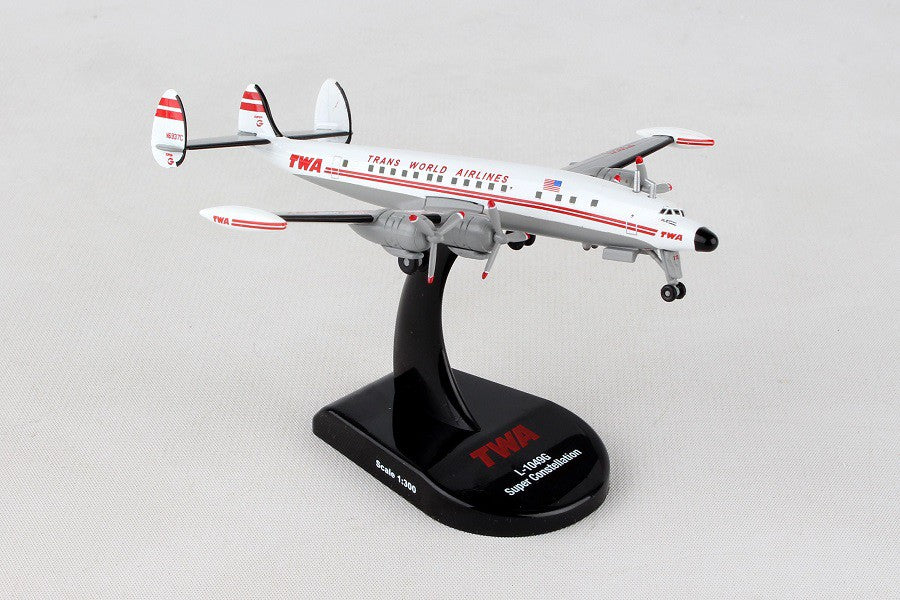 TWA   Lockheed  L1049 constellation Postage Stamp 1/300 PS5806-1 Passion Diecast 