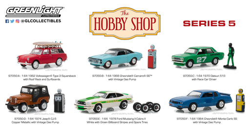 1:64   The Hobby Shop Series 5 GreenLight 97050 Passion Diecast