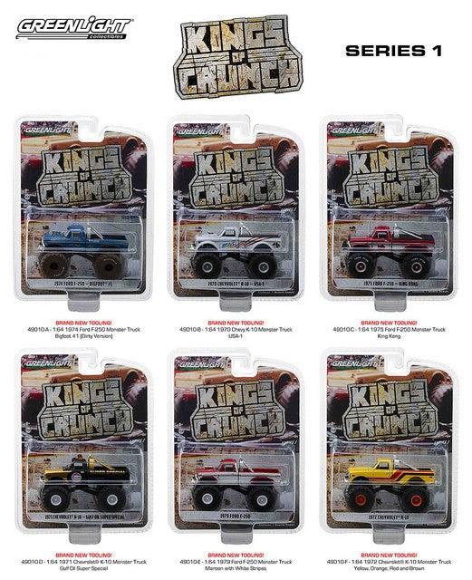 Kings of Crunch Series 1  GreenLight 1/64  49010 Passion Diecast 