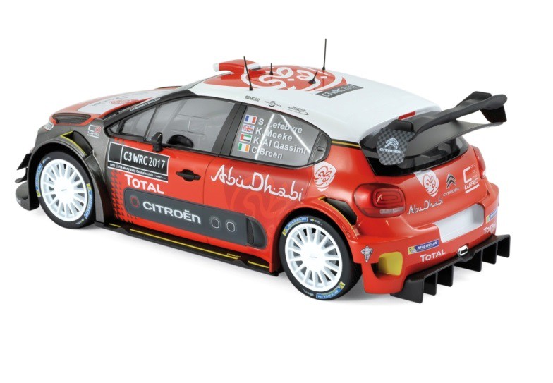 CITROËN C3 WRC 2017 - PRESENTATION VERSION 1/18  Norev 181630  Passion diecast 
