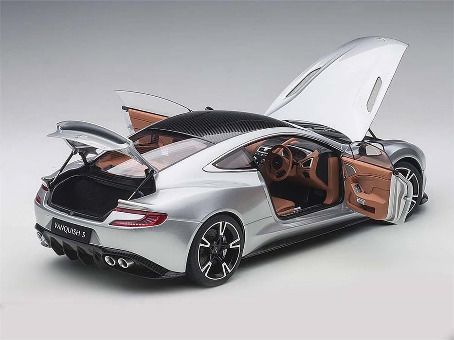 Aston Martin Vanquish S 2017   Lightning Silver  AUTOart  1/18 70272 Passion Diecast