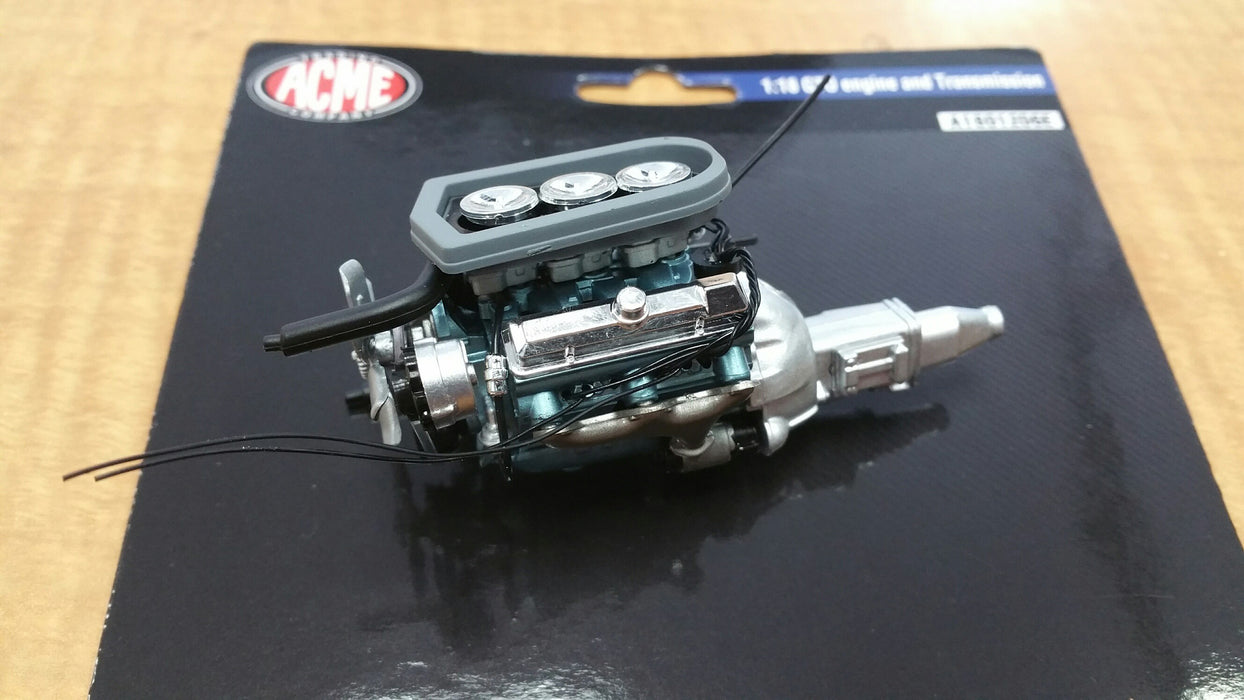 Pontiac GTO   engine and transmission   Acme 1/18  A1801206E Passion Diecast