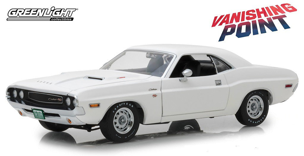 1970 Dodge Challenger R/T -  Vanishing Point (1971) Greenlight  1/18 13526 Passion Diecast