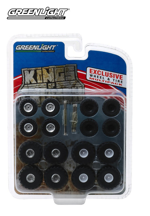 Kings of Crunch Wheel & Tire Pack  (Hobby Exclusive)  1/64 Greenlingt 13166  Passion Diecast 