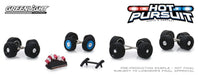 Hot Pursuit  Wheel & Tire Pack  (Hobby Exclusive)  1/64 Greenlingt 13171 Passion Diecast 
