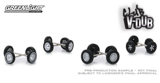 Club V-Dub Wheel & Tire Pack  (Hobby Exclusive)  1/64 Greenlingt 13172  Passion Diecast 