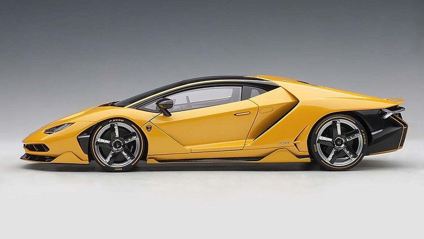 LAMBORGHINI CENTENARIO - METALLIC YELLOW  AUTOART 1/18  79115 Passion Diecast 