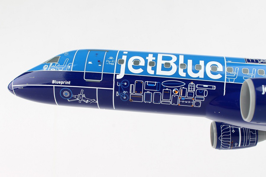 JETBLUE  Embraer E-190  BLUEPRINT Skymarks 1/100  SKR960 Passion Diecast 