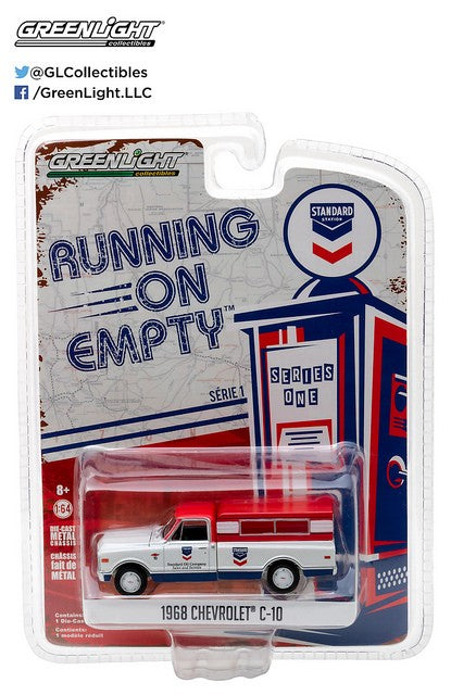 1968 Chevrolet C-10 - Standard Oil  Running on Empty Series 1 Greenlight 1:64    41010 D Passion Diecast 