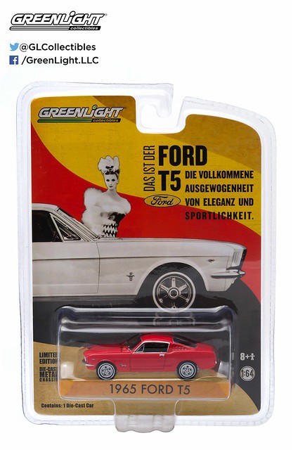 1965 FORD T5 Red  Hobby Exclusive Greenlight 1/64 29817 Passion Diecast 