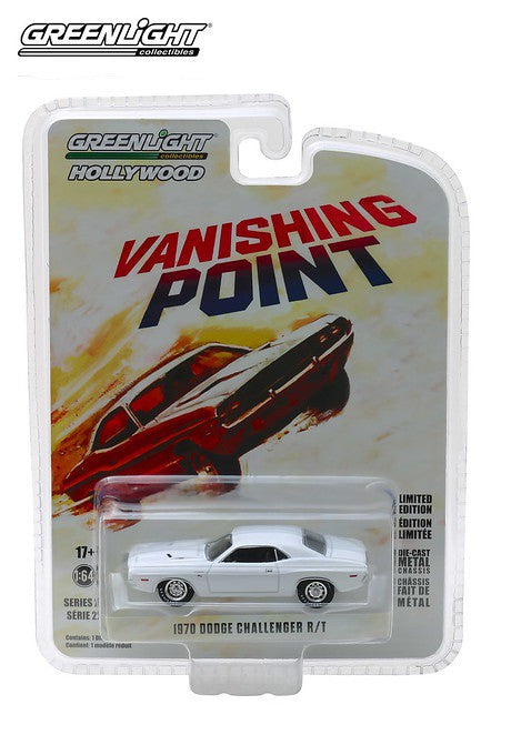 Vanishing Point (1971) - 1970 Dodge Challenger R/T Hollywood Série 22  greenlight 44820 A 1-64 Passion Diecast