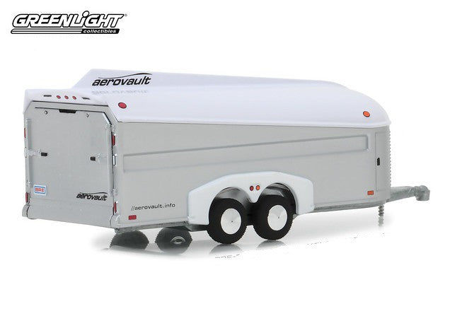 Aerovault Mk. II Trailer in White & Silver  Hobby Exclusive 1-64  greenlight 30008 Passion Diecast
