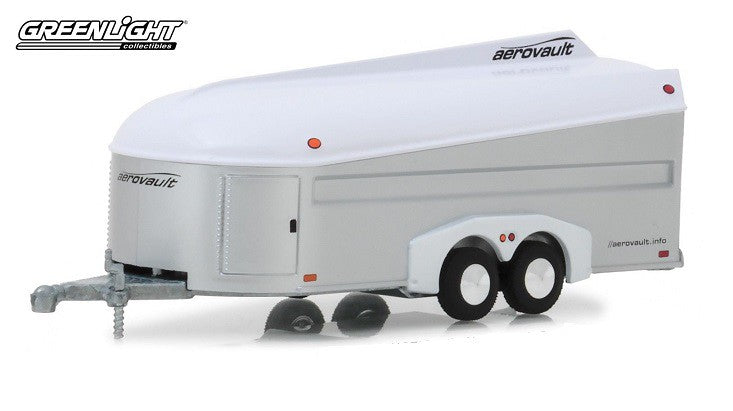 Aerovault Mk. II Trailer in White & Silver  Hobby Exclusive 1-64  greenlight 30008 Passion Diecast