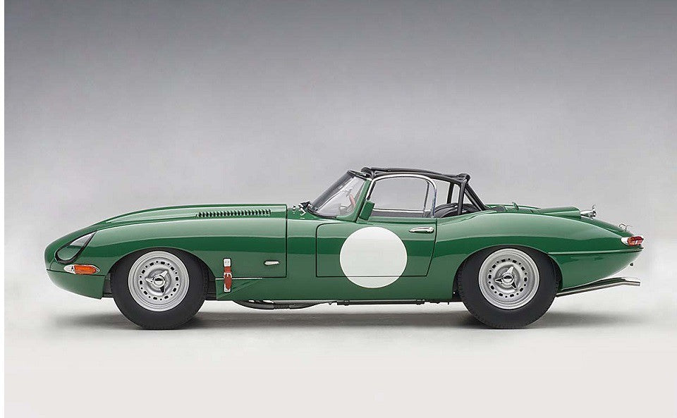 Jaguar Lightweight E-Type - Opalescent Dark Green  AUTOART 1/18 73648 Passion Diecast 