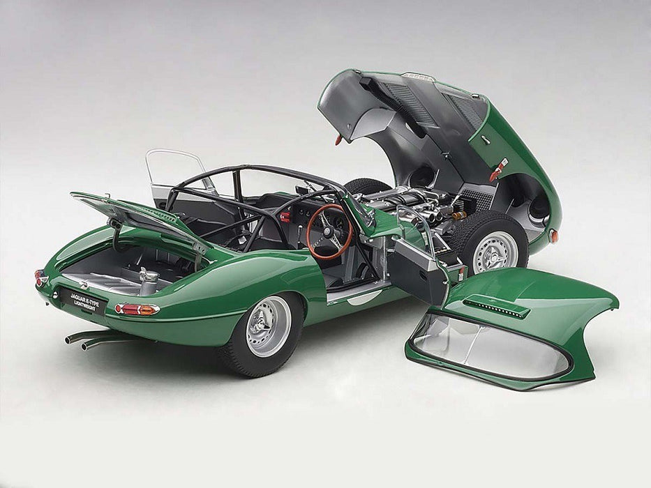 Jaguar Lightweight E-Type - Opalescent Dark Green  AUTOART 1/18 73648 Passion Diecast 