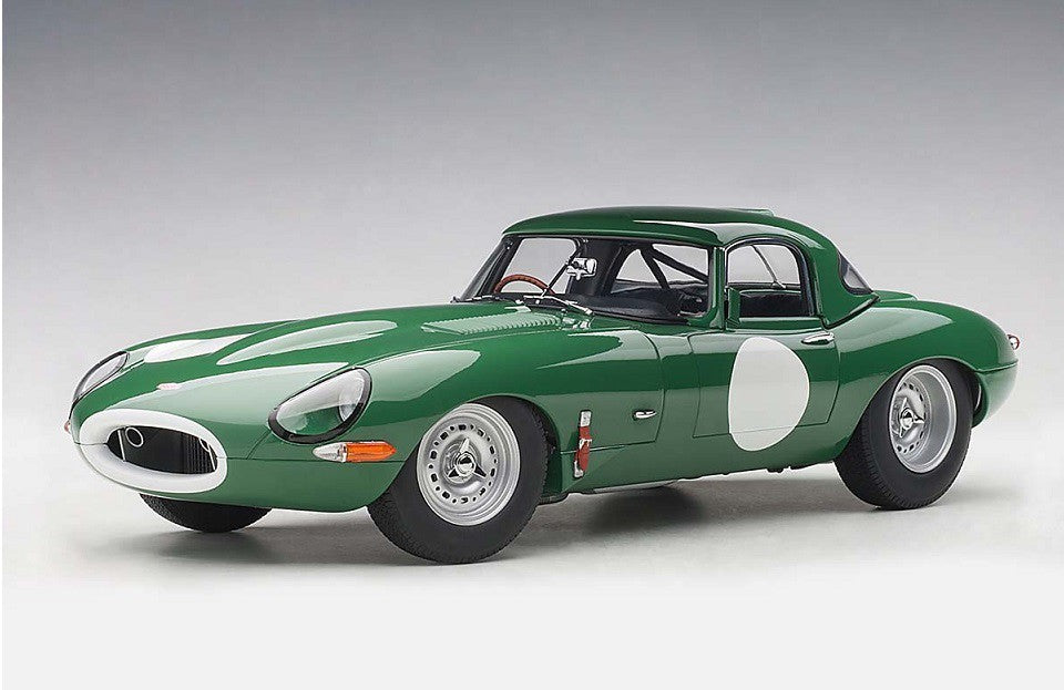 Jaguar Lightweight E-Type - Opalescent Dark Green  AUTOART 1/18 73648 Passion Diecast 
