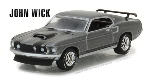 1969 Ford Mustang BOSS 429   John Wick  Greenlight 1/64 44780 E Passion Diecast 