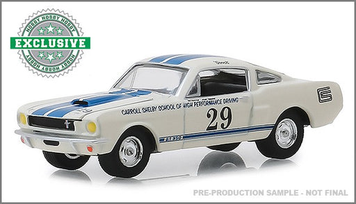 1965 Shelby GT350 no29 Carroll Shelby School of High Performance Driving  (Hobby Exclusive)  greenlight 30064 Passion Diecast 