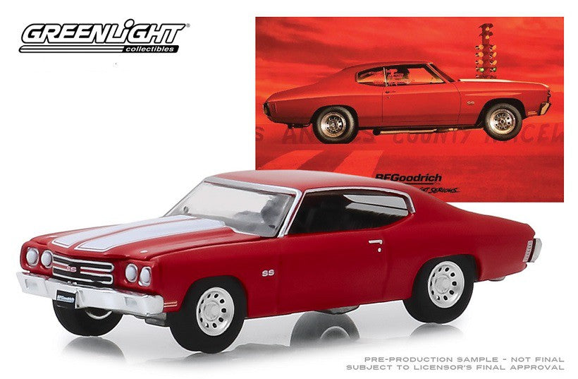 1970 Chevrolet Chevelle  BFGoodrich Vintage Ad Cars  (Hobby Exclusive) 1/64 Greenlight 30061 Passion Diecast 