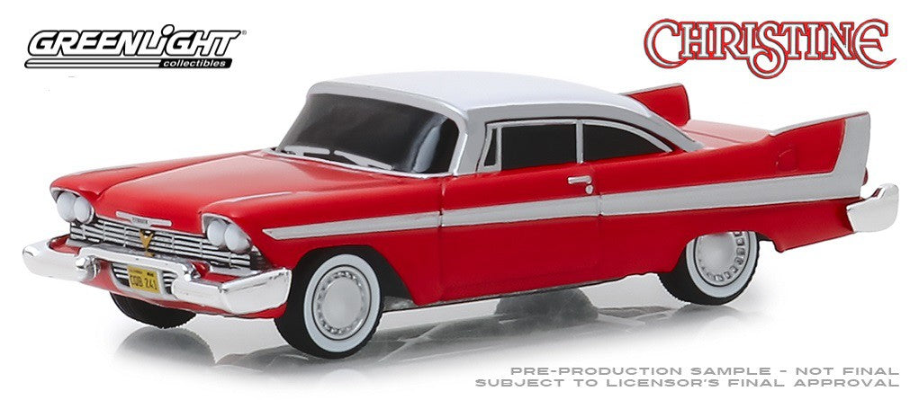 1958 Plymouth Fury - Christine Hollywood Série 23 greenlight 44830C 1-64