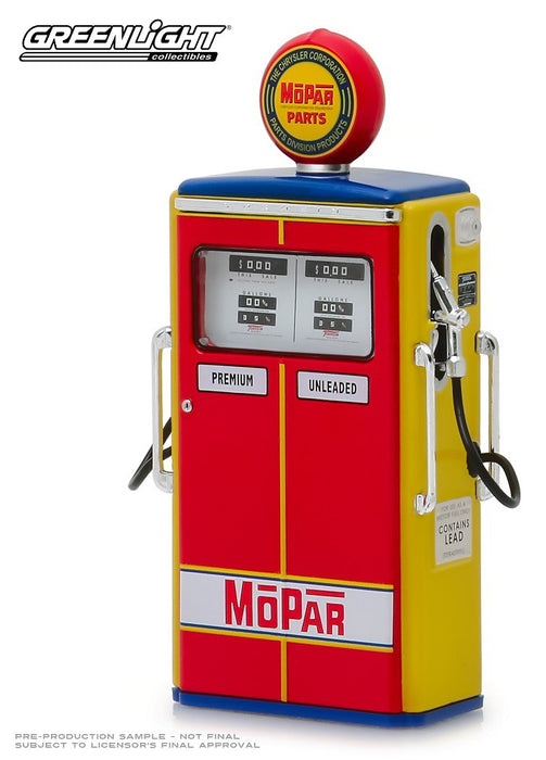 MOPAR Parts  1954 Tokheim 350 Twin  Gas Pump   Series 5 -  Greenlight  1/18 14060 C  Passion Diecast 