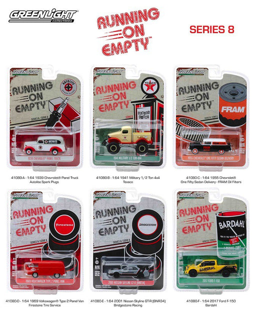 Running on Empty Series 8 Assortiment 1/64 Greenlight 41080  Passion Diecast