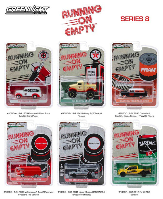 Running on Empty Series 8 Assortiment 1/64 Greenlight 41080  Passion Diecast