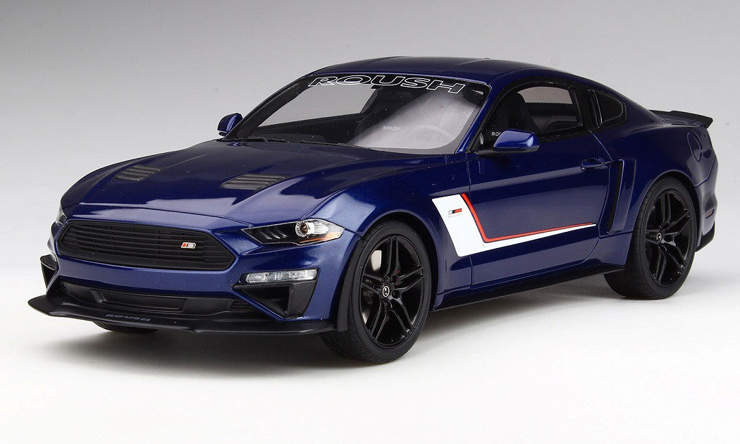 Ford Mustang Roush Stage 3 2019  Blue  GT SPIRIT US020   Passion Diecast 