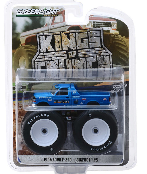 Bigfoot no 5 - 1996 Ford F-250 Monster Truck  Kings of Crunch  serie 4 greenlight   1-64 - 49040 E  Passion Diecast