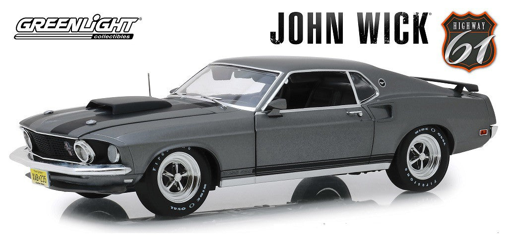 1969 Ford Mustang BOSS 429 - John Wick 1/18 HWY 61  18016 Passion Diecast 