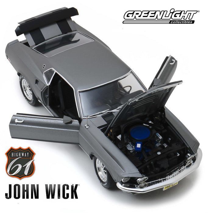 1969 Ford Mustang BOSS 429 - John Wick 1/18 HWY 61  18016 Passion Diecast 