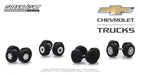 Chevrolet Trucks  Wheel & Tire Pack  (Hobby Exclusive)  1/64 Greenlingt 16030 A  Passion Diecast 