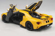 Ford GT 2017 TRIPLE YELLOW/BLACK STRIPES  AUTOART 1/18  72944  Passion Diecast 