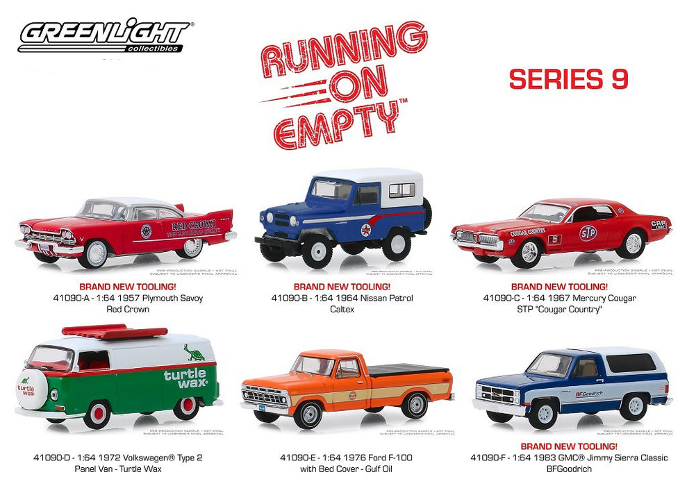 1967 Mercury Cougar - STP  Running on Empty Series 9  greenlight 1-64  - 41090 C  Passion Diecast