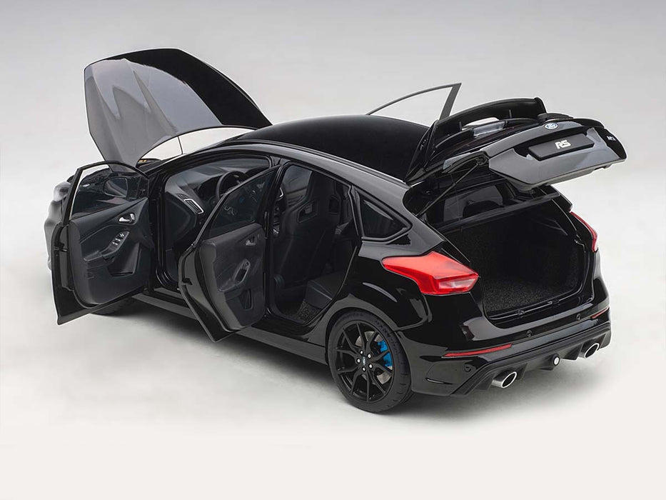 Ford Focus RS 2016 Shadow Black   AUTOART 1/18 72952 Passion Diecast 
