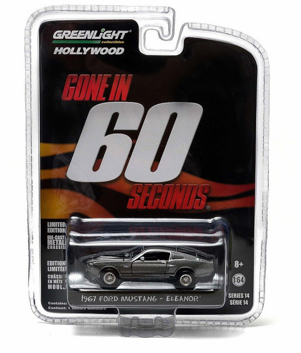 1967 Custom Ford Mustang Eleanor  - Gone in Sixty Seconds  Greenlight 1/64  44742 Passion Diecast 
