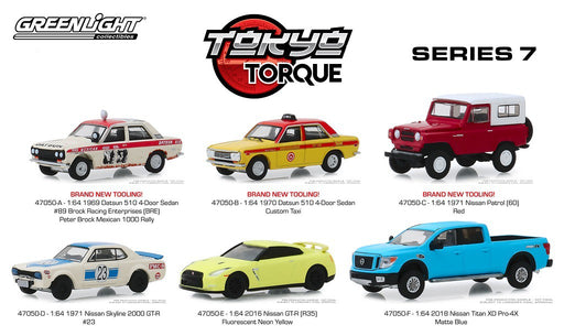 Tokyo Torque - Series 7  Assortiment Greenlight 1/64 47050 Passion Diecast 